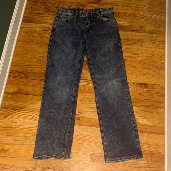 Rock & Roll Denim Other - Men’s Rock &‎ Roll Classic Dark Double Barrel   relaxed straight leg Jeans 32x36